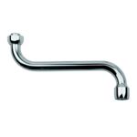 Wylewka 1/2" typu "S" L-300 mm srebrny Akces