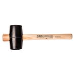 Młotek gumowy 75 mm / 680 g, trzonek hikorowy NEO