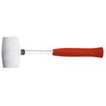 Młotek gumowy 40 mm / 225 g, biała guma Top Tools