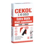 Gładź szpachlowa biała C-45 5 kg CEKOL