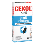 Gładź szpachlowa GS-200 20 kg CEKOL