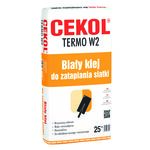Biały klej do zatapiania siatki Termo W2 25 kg CEKOL