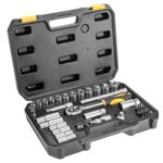 Klucz nasadowy 3/8", zestaw 39 sztuk TOPEX