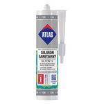 Silikon sanitarny SILTON S 136 srebrny 280 ml Atlas