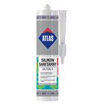 Silikon sanitarny SILTON S 203 stalowy 280 ml Atlas