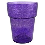 Osłonka szklana do storczyka 15 cm fiolet