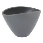 Osłonka owal 405 26 cm antracyt mat