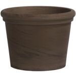 Kubeł terakota CK basalt 24 cm
