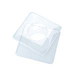 Osłona ściany przezroczysty 2 sztuki