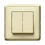 Łącznik podwójny Cariva kremowy