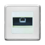 Gniazdo telefoniczne 1 x RJ11 Cariva białe