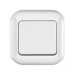 Wyłącznik zwierny dzwonek Topaz bis biały