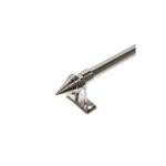 Karnisz MINI ZEUS Ø10, 80 cm stożek nikiel