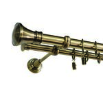 Karnisz podwójny ZEUS Ø25, 160 cm colloseum złoto