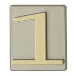 Cyfra "1" INV oliwka