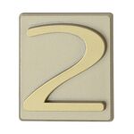 Cyfra "2" INV oliwka