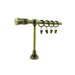 Karnisz pojedynczy HEFAJSTOS PLUS Ø16, 240 cm cylinder złoto