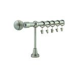 Karnisz pojedynczy HEFAJSTOS PLUS Ø16, 240 cm kulka satyna