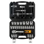 Klucz nasadowy 1/2", zestaw 32 sztuki, CrV NEO