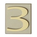 Cyfra "3" INV oliwka