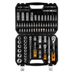 Klucz nasadowy 1/4", 1/2" zestaw 86 sztuk CrV NEO