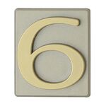 Cyfra "6" INV oliwka