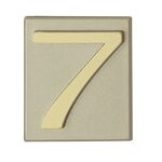 Cyfra "7" INV oliwka