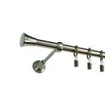 Karnisz pojedynczy ZEUS Ø19, 200 cm monaco nikiel