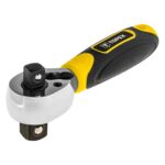 Grzechotka krótka podwójna 1/2" x 3/8", 175 mm TOPEX