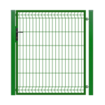 Furtka 3D ocynk zielony 100 x 120 cm komplet prawa Polbram