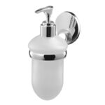 Dozownik mydła z uchwytem Emotion chrom/satyn, nikiel
