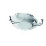 Wieszaczek podwójny Side satyn/nikiel