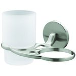 Szklanka z podstawką x 2 Virginia Bf satyn/nikiel