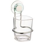 Kubek kosmetyczny Geco transparentny zielony