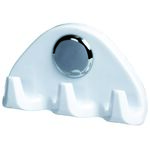 Wieszak 3-hakowy Sandra biały