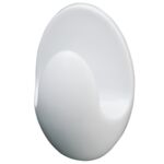 Wieszaczek samoprzylepny 3 sztuki biały