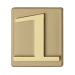 Cyfra "1" INV złota
