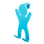 Wieszak podwójny City niebieski 