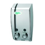 Dystrybutor mydła podwójny chrom