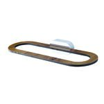 Wieszak kąpielowy 310 mm Bergen drewno/chrom