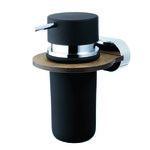 Dozownik mydła Bergen drewno/chrom