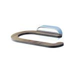 Uchwyt WC prosty Bergen drewno/chrom