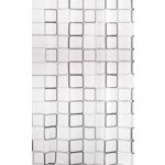 Zasłonka Peva Malta 2 200 x 180 cm czarno-biały