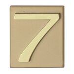 Cyfra "7" INV złota