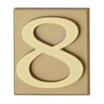 Cyfra "8" INV złota