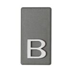 Litera "B" INV grafit