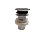Korek klik-klak 1 1/4" ABS grzybek nierdzewny