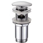 Korek klik-klak 1 1/4" mosiężny, duży grzybek