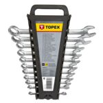 Klucz płasko - oczkowy 6 - 22 mm, zestaw 12 sztuk TOPEX