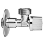 Zawór odcinający do baterii, dolnopłuka lub pralki 1/2" x 3/8" Invena 